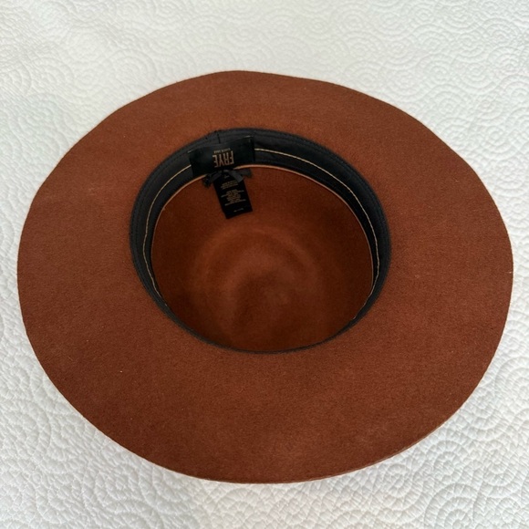 Frye Brown Wool Hat size S/M - Picture 5 of 8